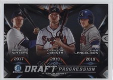 2019 Bowman Draft Chrome Progression Drew Waters Greyson Jenista #DPR-ATL 0q0m