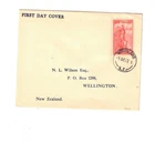 NEW ZEALAND 1937 1d Health on FDC,cds NORTHLAND