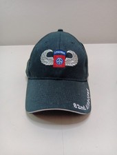 Black 82nd Airborne Division US Army Adjustable Hat All The Way Licensed
