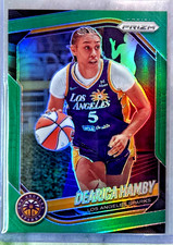 Dearica Hamby 2025 Panini Prizm WNBA Green Prizm Card-#39 Los Angeles Sparks