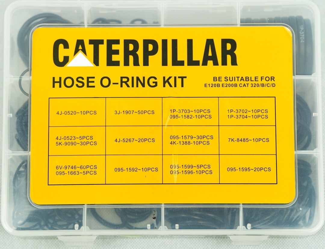 O Ring Kit, Hose O Ring Kit CATERPILLAR, 315 Qty, 18 Items,90