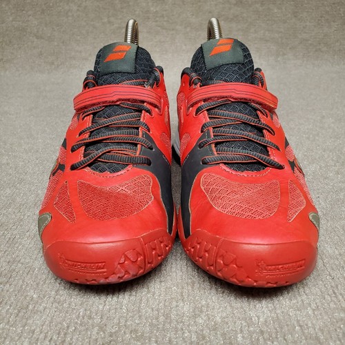 Scarpe stringate Babolat Kompressor rosso nero tennis atletico donna taglia 7,5 - Foto 2 di 9