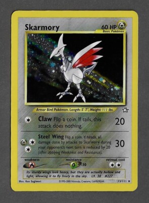 SKARMORY Holo 13/111 Neo Genesis Set Pokemon Card | eBay