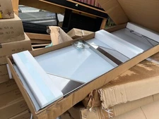 GSW Commercial WS-W1448 Stainless Steel 14" x 48" Wall Mount Solid Storage Shelf