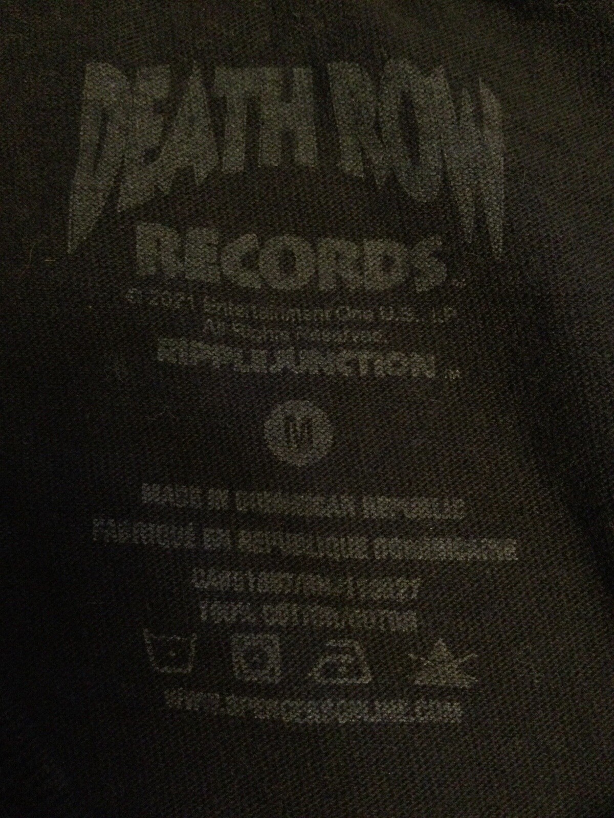 FILA Death Row Records ""The Untouchable"" 2021 Camicia nera M