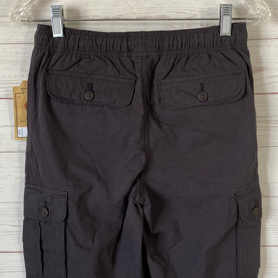 Pantalones cargo Urban Pipeline para niños gris medio con cordón 26x26 nuevos Foto 4 de 4