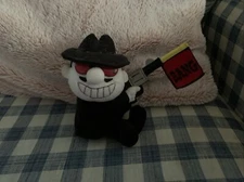 Stuffins Boris Badenov Bean Plush Rocky Bullwinkle 8 Inch Stuffed Toy