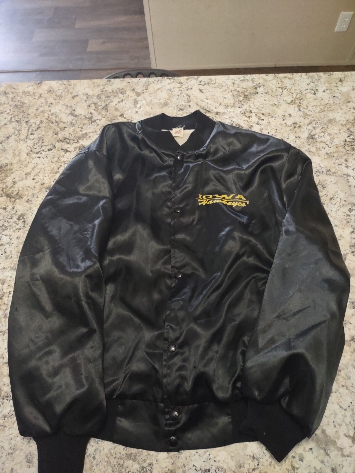 Giacca vintage fila anteriore Iowa Hawkeyes taglia large