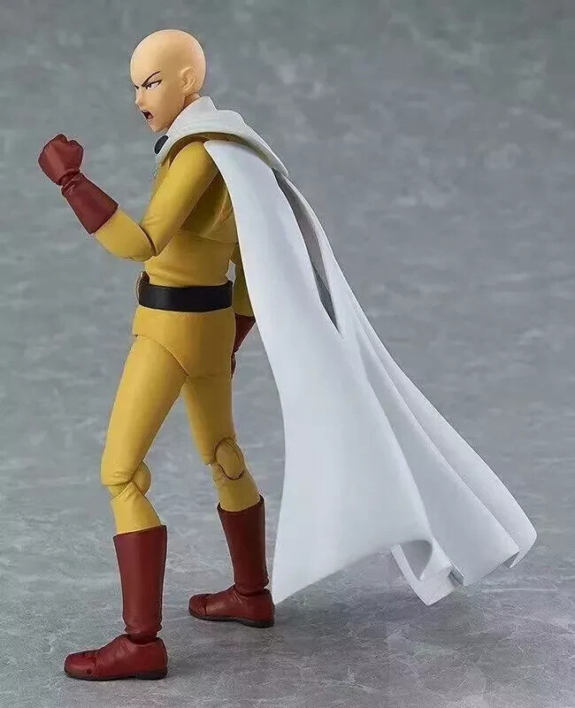 Figma 310 One Punch Man Saitama PVC Action Figure Anime with Box Anime Figure