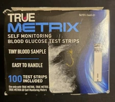 1 Box TrueMetrix Glucose Test Strips - 100 Strips - New Sealed - Expired 2024