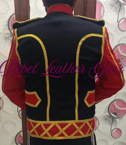 Michael Jackson Thriller Leather Jacket | Red Retro Iconic Biker Coat USA