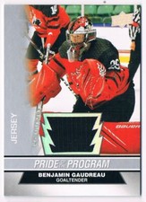 2022-23 UPPER DECK TEAM CANADA PRIDE OF THE PROGRAM JERSEY BENJAMIN GAUDREAU #79