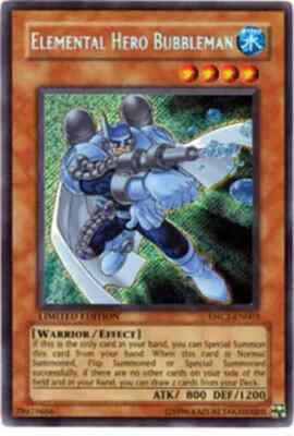 Elemental Hero Bubbleman (EHC1-EN003) - Secret Rare - Yugioh *FREE SHIPPING
