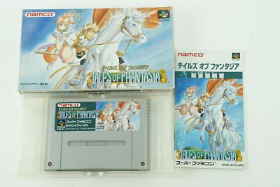 TALES OF PHANTASIA SNES namco Nintendo Super Famicom Box JP