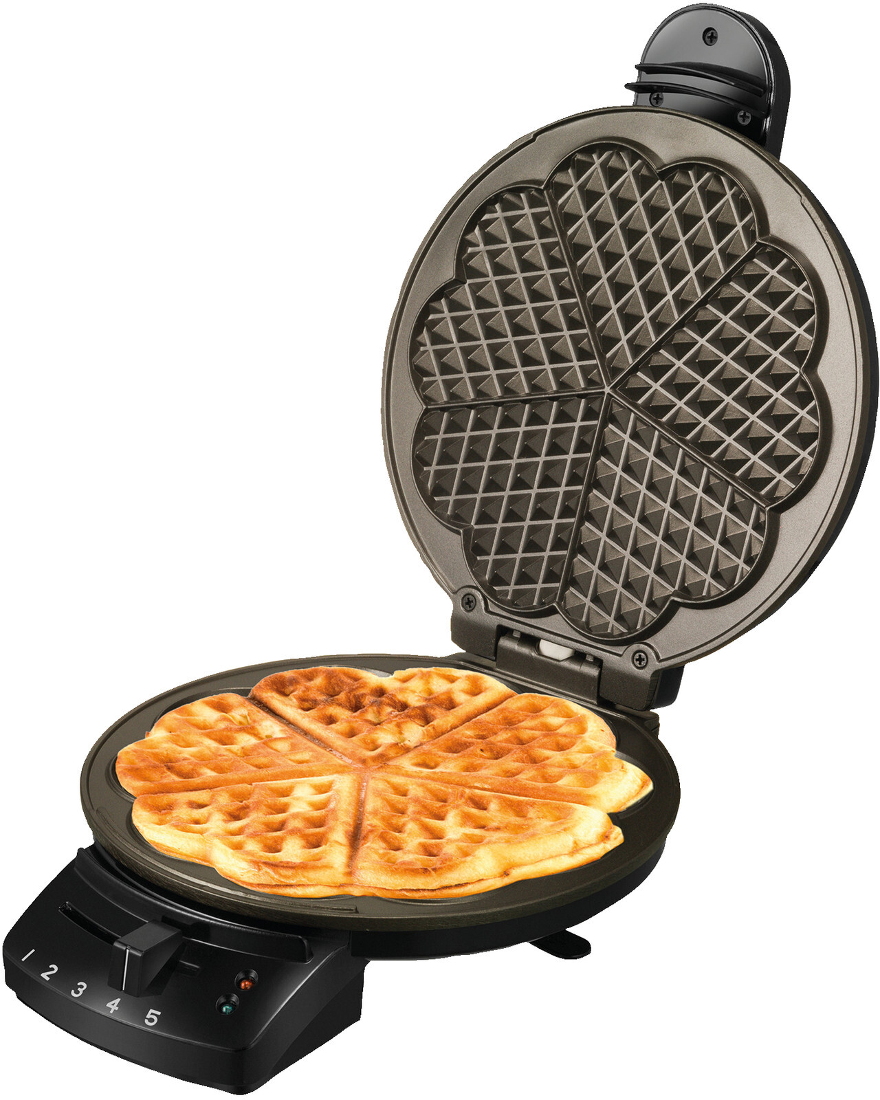 Unold 48235 Diamant Waffeleisen Schwarz