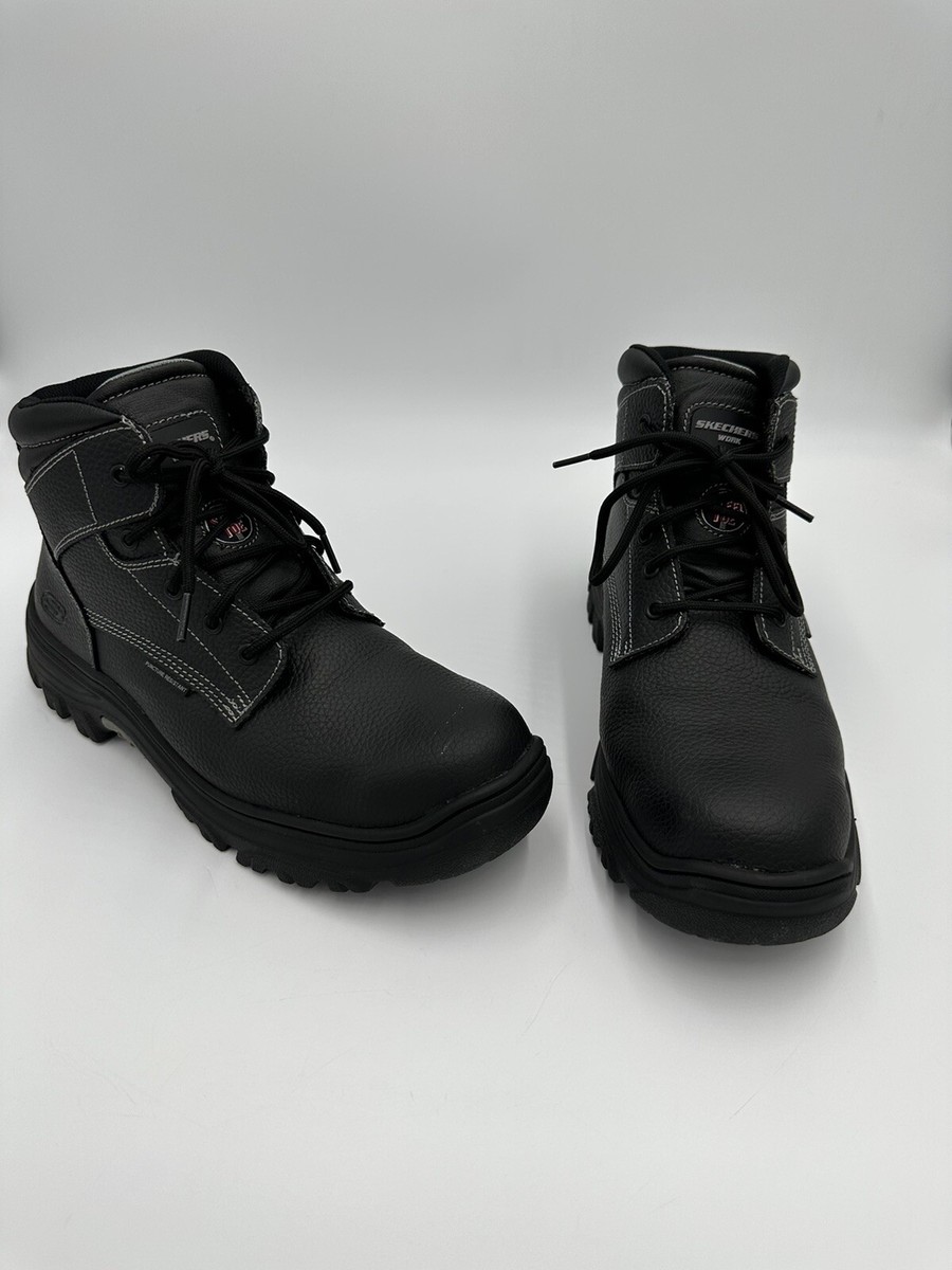 Skechers Men\'s Burgin-Tarlac Industrial Boot Amazon.com | Skechers Mens Burgin Congaree Construction Shoe  main image 3