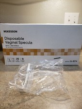 McKesson Disposable Vaginal Specula 25 Count Large All Sealed