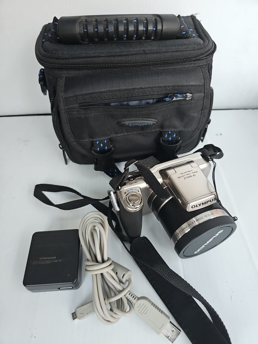 Olympus SP-800UZ 14.0MP Digital Camera - Silver Mint w/ Bag and