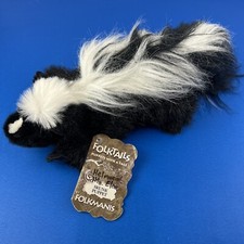 Folkmanis Folktails Black  White Skunk 10" Realistic Retired Hand Puppet Plush