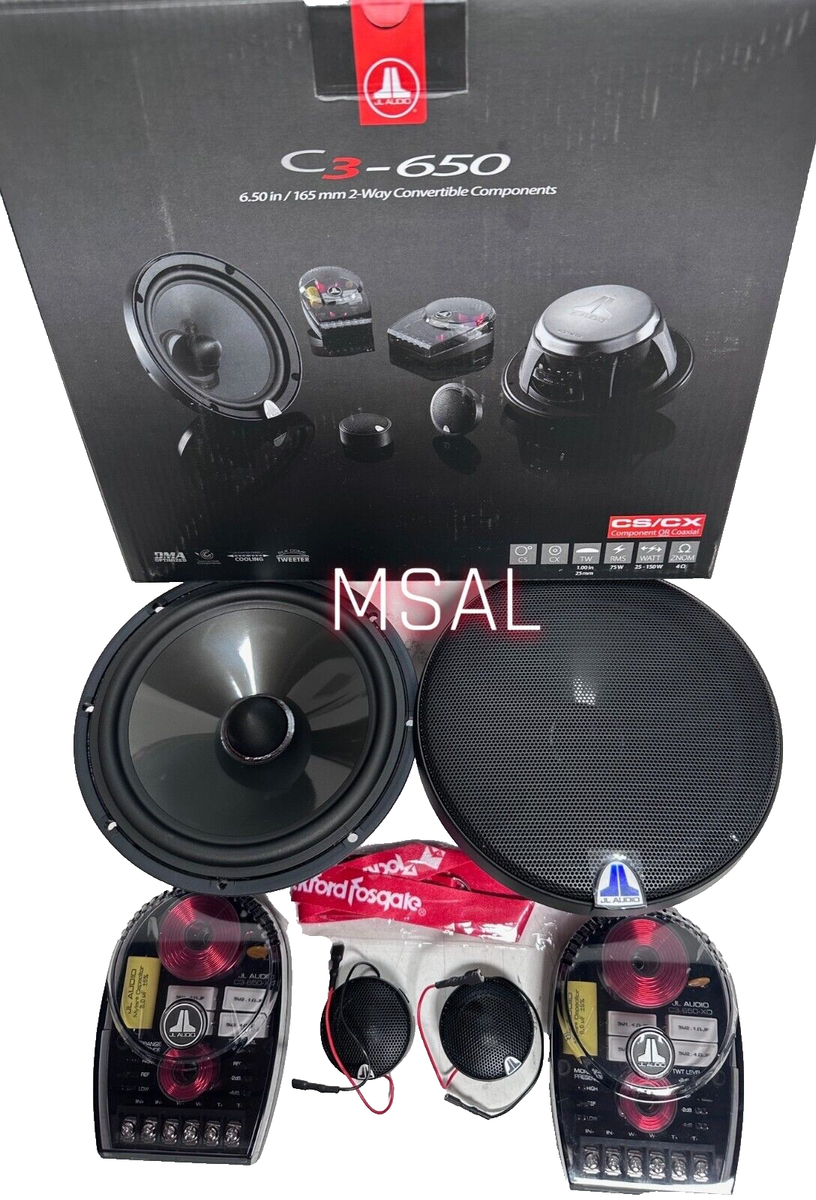 正規品 JLAUDIO C3-650 6.5インチセパレート2way スピーカー JL Audio C3-650 6.5