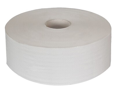 6 Rollen Jumbo WC Papier 2lagig rec weiß Toilettenpapier Großrollen 320 m