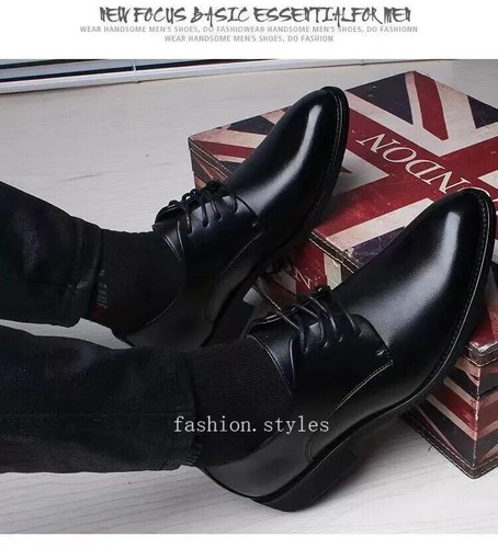 Spring and Autumn Business Formal Leather Shoes Men Shoes Single Shoes Suit - Picture 16 of 26