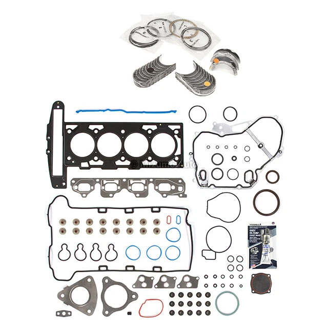 Conjunto completo de anéis de rolamentos de junta ajuste 02-06 Chevrolet Pontiac Saturn 2.2L DOHC - Imagem 2 de 4