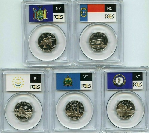 50 State Quarter SILVER sets from 1999 s - 2008 s 50 coins PCGS PR69 DCAM PROOFS - Picture 5 of 12