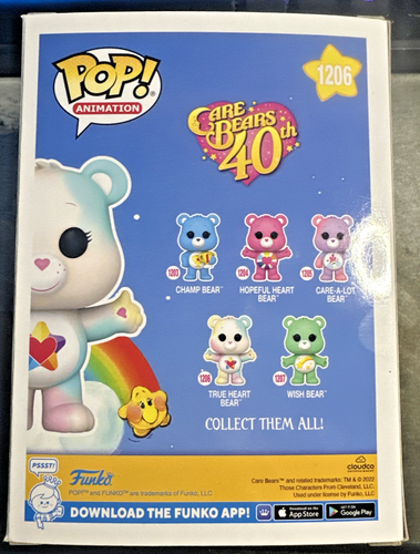 Figura Vinilo Funko Pop TRUE HEART BEAR Carebears Chase 1206 - Imagen 3 de 6