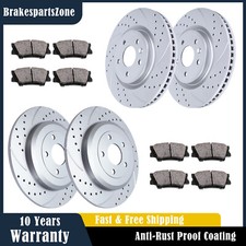 Front Rear Brake Rotors Pads Kit Fit For Ford Flex 2009-2011 2012-2019 Brakes