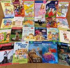 Set of 25 Disney Princess Early Reading Books for Kids   Levels 1, 2  3 Reader