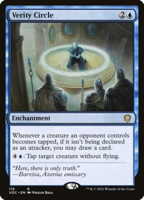 MTG RARE REGULAR - (VOC) CRIMSON VOW COMMANDER - VERITY CIRCLE 116 - LP