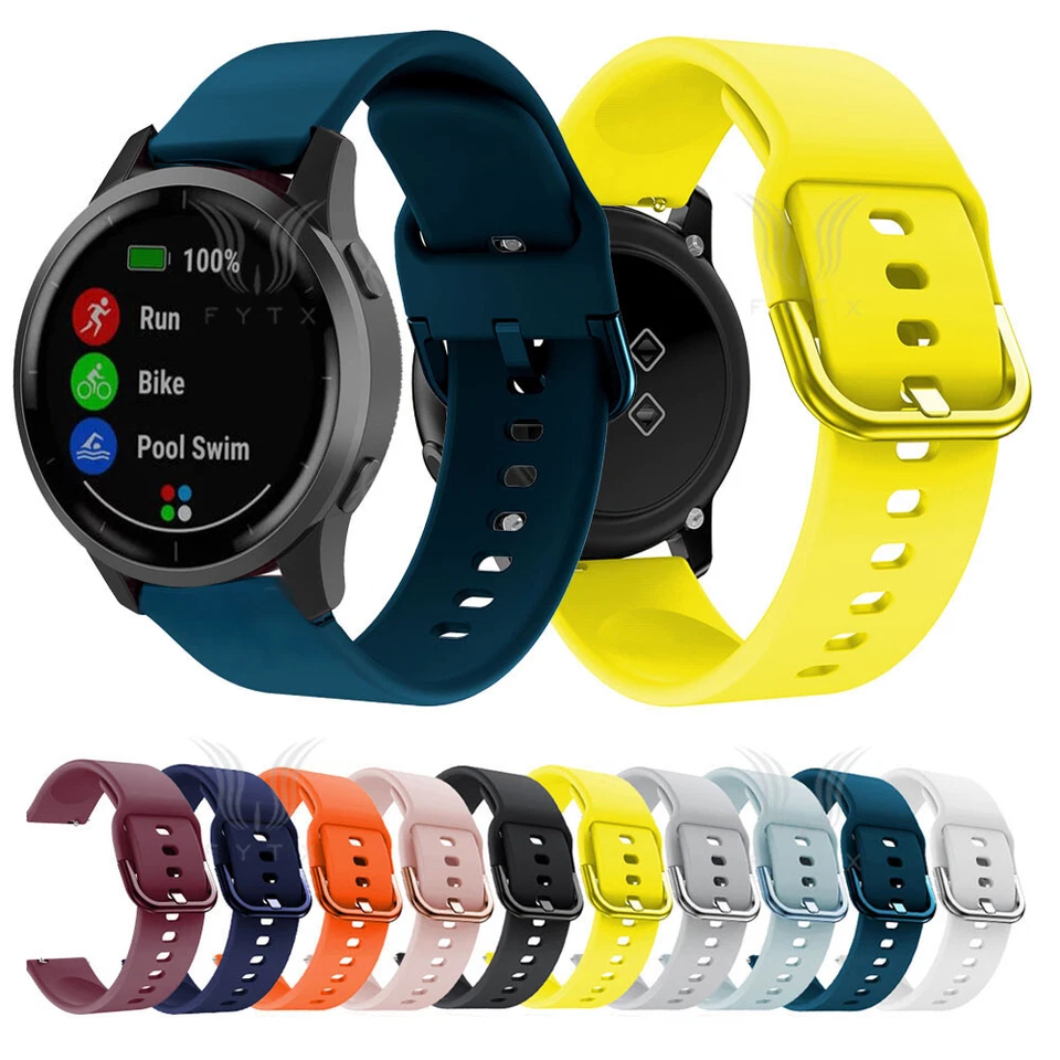 Weiches Silikon Armband Für Garmin Vivoactive 5 4 4S 3 Vivomove 3 Venu 3 3S 2 2S - Bild 3 von 4