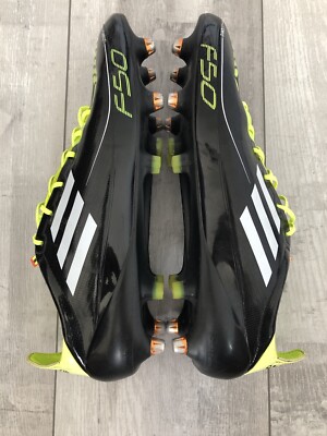 Adidas F50 Adizero XTRX SG Black Yellow Professional Soccer Cleats