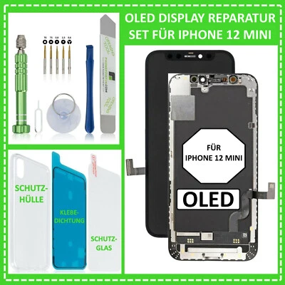 OLED Display für iPhone 12 MINI Retina LCD HD Bildschirm 3D Touch Screen Glas