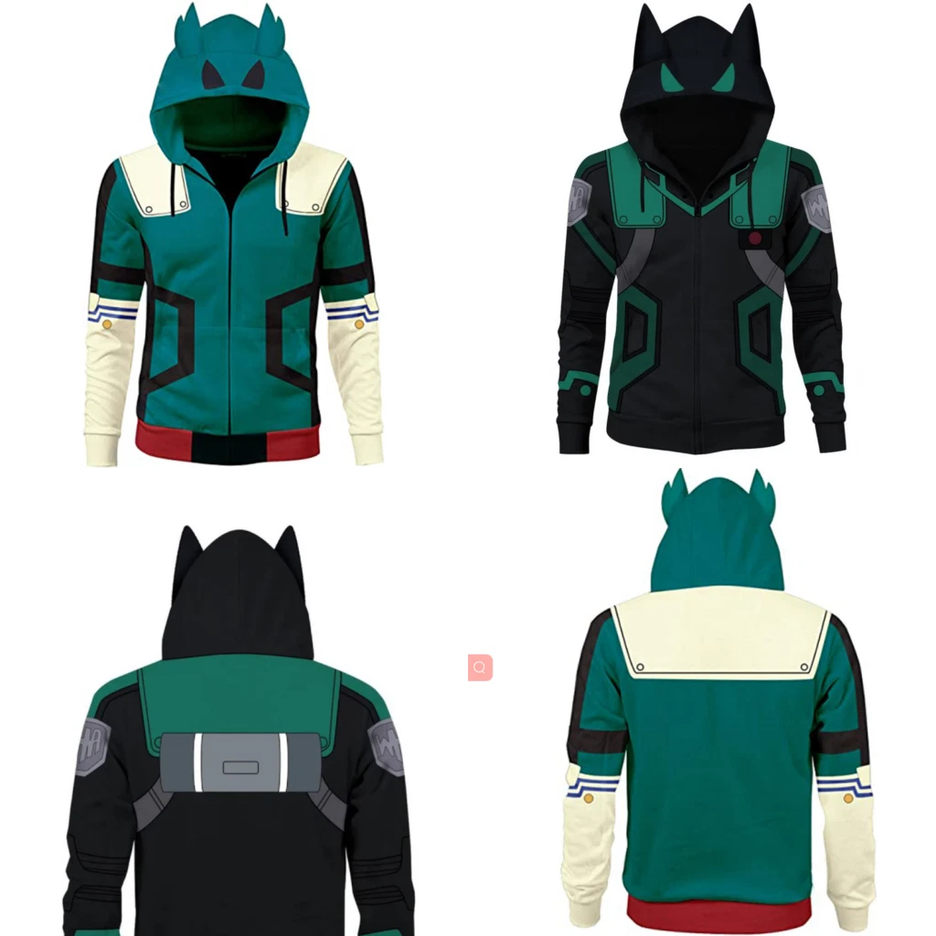 Deku jacket with ears sale