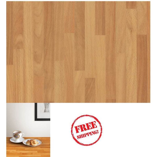 DIY Kitchen Worktop Laminate Wood Vinyl Cover Self Adhesive Sticky Back
