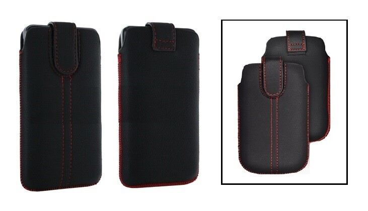 Housse Universelle Cuir Taille S Pour Motorola - A1890, A3100 Surf, AURA
