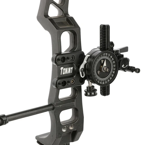 Adjustable 4x 6x 8x Compound Bow 1 Pin Sight Micro Pointer Adaptor Scope Sight - Picture 22 of 31