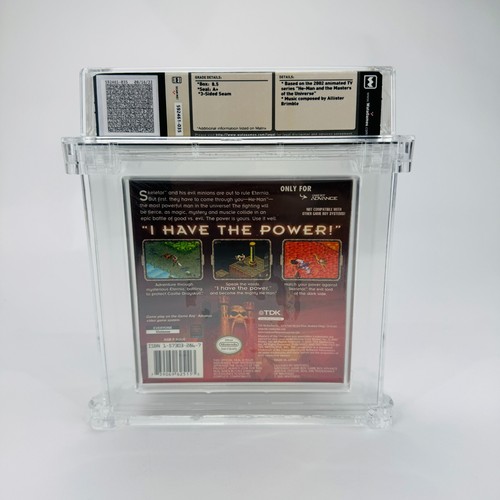 Masters of the Universe - He-Man Power Greyskull Gameboy Advance GBA WATA 8.5 A+ - Picture 4 of 6