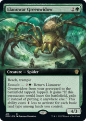 Llanowar Greenwidow (Extended Art) Foil - Dominaria United #415