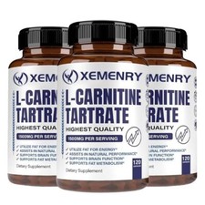 L-Carnitin Tartrat 1500mg - Abnehmen, Fatburner, Energie, Stoffwechsel Booster