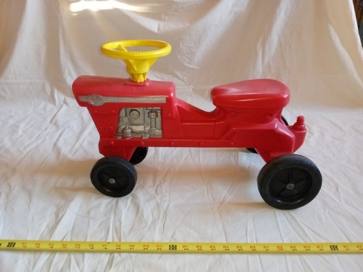 Plastic Ride On Tractor Empire Blow Mold Ride On Tractor RED