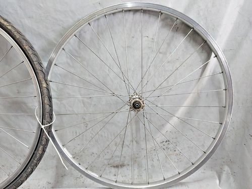 Shimano Exage FH-HG50 26" Bike Wheel Set Freehub 135/100 Retro Fast USA Shipping - Picture 10 of 22
