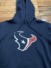 Houston Texans Nike Hoodie Mens Small Therma Fit NFL Pullover Sweatshirt Navy — photo 2