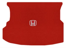 Lloyd Velourtex Deck Carpet Mat for '10-14 Honda Insight w/Red on Black Honda H