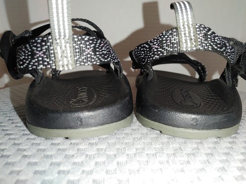 Chaco ZX2 Strappy Sandal Black White Hiking Sport Adjustable Women's Sz 3 - Picture 6 of 9