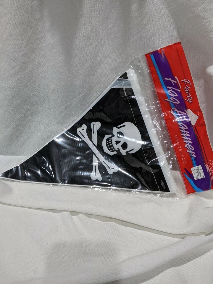 Suministros de fiesta pirata pancartas de cumpleaños platos tazas invitaciones servilletas Foto 3 de 4