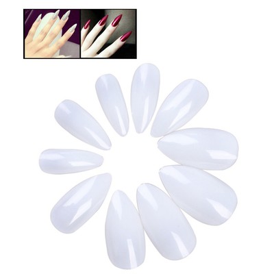 600pcs Sharped Ending Full Cover Nagelspitzen Krallen Falsche Nägel