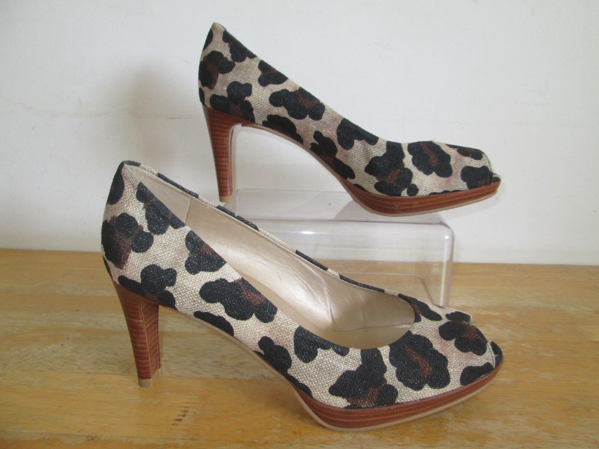 Stuart Weitzman Russell Bromley Leopard Print Heels Shoes Size UK  Unworn